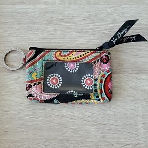 Vera Bradley ID Key Chain Coin Purse